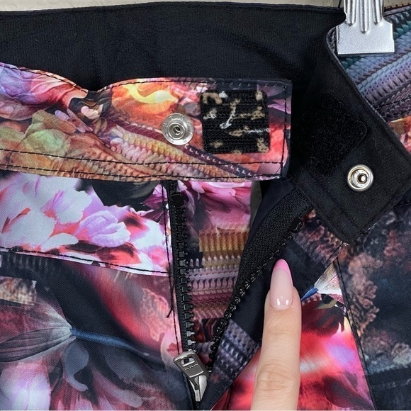 Obermeyer Teen Girls’ Brooke Printed Scattered Floral Pant Size Small Teen - Picture 3 of 14